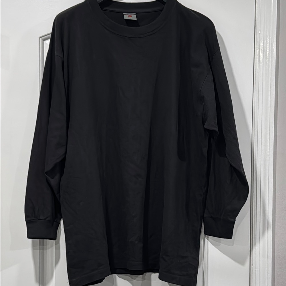 BTL Men's Black Long Sleeve Shirt Size Large